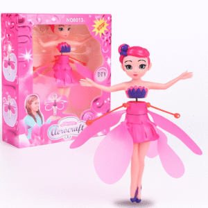 kiroq Flying Fairy Dolls for Kids, Hand Sensor Control, USB Powered, Rechargeable  (Pink)